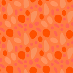 Orange spots seamless pattern
