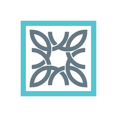 UNIQUE LOGO IN SQUARE SHAPE