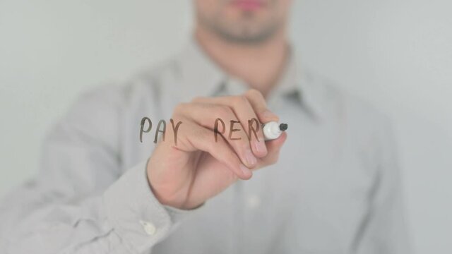 Pay Per View, Writing on Transparent Screen