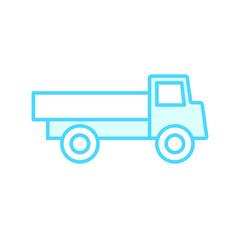 Illustration Vector graphic of truck icon template