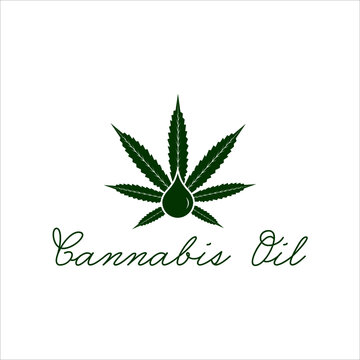 Single Hemp Pot Marijuana Cannabis oil leaf
