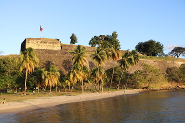 Fort Saint Louis Fort-de-France Martinique Antilles Françaises - obrazy, fototapety, plakaty