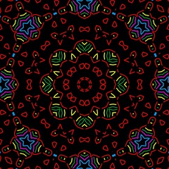 Beautiful Indian floral pattern design.