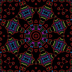 Beautiful Indian floral pattern design.