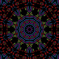 Beautiful Indian floral pattern design.