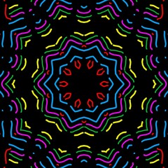 Beautiful Indian floral pattern design.