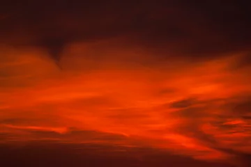 Poster Zonsondergang in Katwijk  Sunset in Katwijk, Netherlands © AGAMI