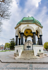 German Fountain view at Sultanahmet Square. Sultanahmet Square is populer tourist attraction in...