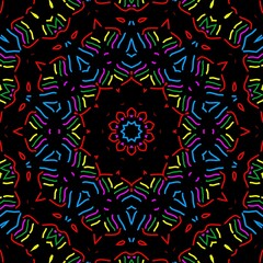 Beautiful Indian floral pattern design.