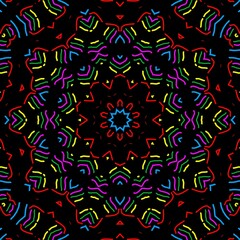 Beautiful Indian floral pattern design.