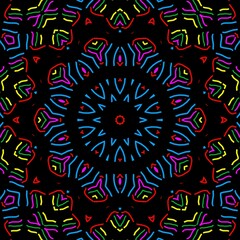 Beautiful Indian floral pattern design.