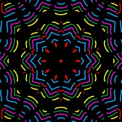 Beautiful Indian floral pattern design.