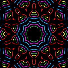 Beautiful Indian floral pattern design.