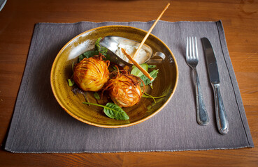 fish with potatoes