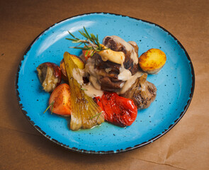 chicken with potatoes