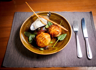 grilled chicken with vegetables