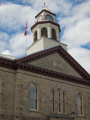 Fototapeta na wymiar Historic town hall in Perth Ontario