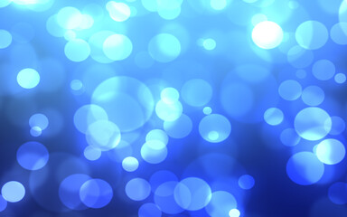 abstract christmass winter bokeh white blue light background.