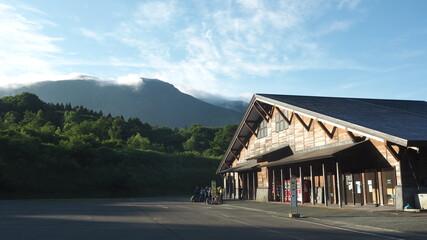 秋田駒ヶ岳登山バス発着地（アルパこまくさ）