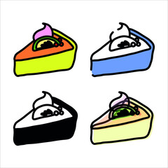 set of cakes