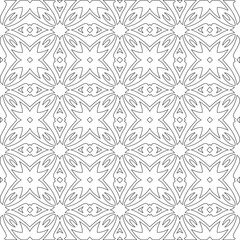 
Vector geometric pattern. Repeating elements stylish background abstract ornament for wallpapers and 

backgrounds. Black and white colors 