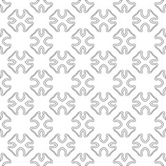 
Vector geometric pattern. Repeating elements stylish background abstract ornament for wallpapers and 

backgrounds. Black and white colors 