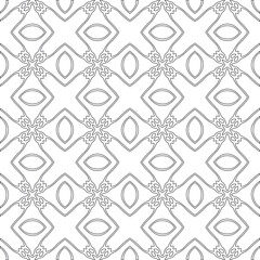 
Vector geometric pattern. Repeating elements stylish background abstract ornament for wallpapers and 

backgrounds. Black and white colors 