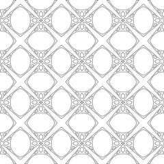 
Vector geometric pattern. Repeating elements stylish background abstract ornament for wallpapers and 

backgrounds. Black and white colors 