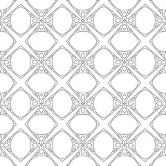 
Vector geometric pattern. Repeating elements stylish background abstract ornament for wallpapers and 

backgrounds. Black and white colors 