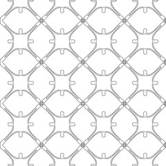 Naklejka premium Vector geometric pattern. Repeating elements stylish background abstract ornament for wallpapers andbackgrounds. Black and white colors 