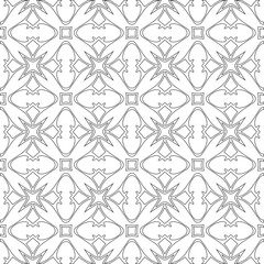 
Vector geometric pattern. Repeating elements stylish background abstract ornament for wallpapers and 

backgrounds. Black and white colors 