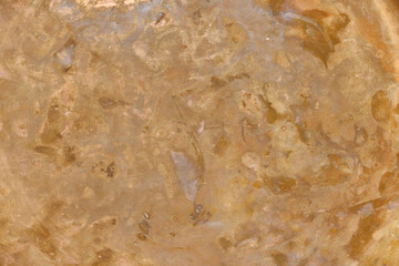Old copper plate background. Copper metallic painted surface.