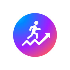 Financial Growth - Sticker