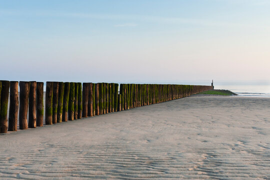 Beach at Breskens in spring