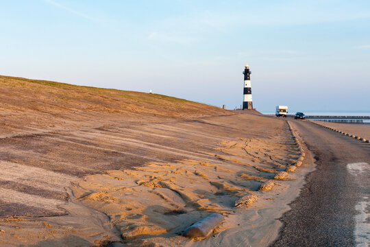 Beach at Breskens in spring
