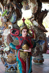 Buddha statue in old temple