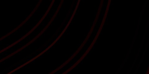 Dark Red vector backdrop with bent lines.