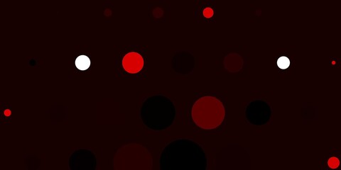 Light Red vector pattern with spheres.