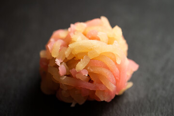 Japanese traditional sweets Nerikiri made from bean paste
