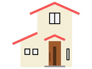 二階建ての一軒家