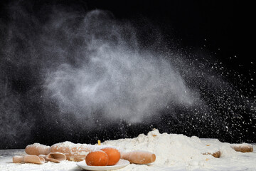 flying flour