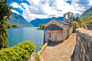 Chiesa di San Giacomo church on Como Lake view