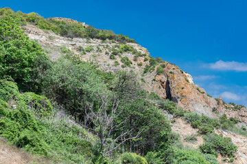 Beautiful view of the top of the mountain
