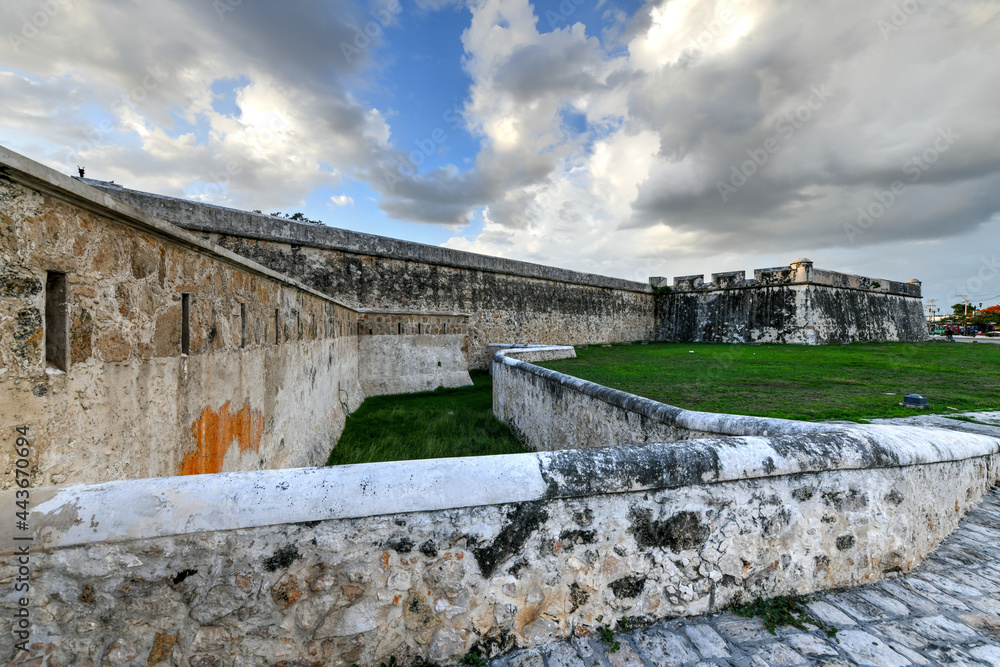 Poster baluarte de san francisco - campeche, mexico