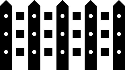 Obraz premium fence icon