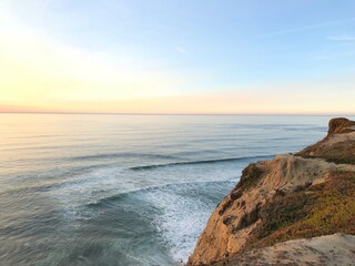 California beach sunset 