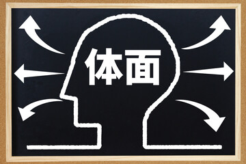 体面を気にする