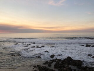 Obraz premium California beach sunset 