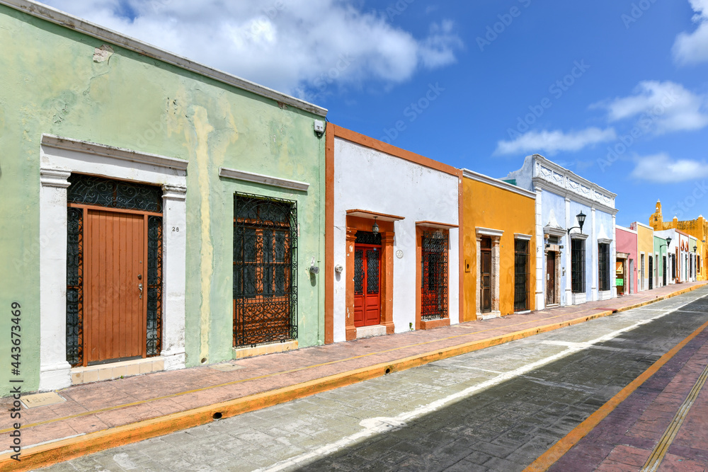 Canvas Prints Colonial Houses - Campeche, Mexico