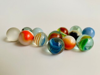 colorful marbles 